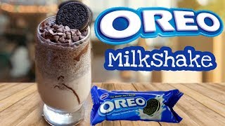 Oreo Milkshake without Ice cream  How to Make Oreo Milkshake [upl. by Crudden55]