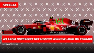 Waarom ontbreekt het Mission Winnowlogo bij Ferrari tijdens Europese races  GPFans Special [upl. by Gasparo572]