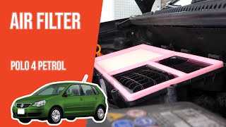 How to replace the air filter Polo mk4 14 💨 [upl. by Ecadnac613]