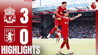 HIGHLIGHTS Szoboszlai scores his FIRST Premier League goal  Liverpool 30 Aston Villa [upl. by Carboni]