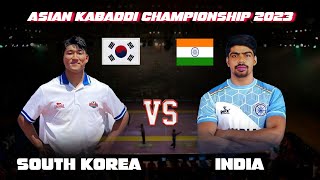 India vs South Korea  Highlight  Asian Kabaddi Championship 2023 [upl. by Attalie]