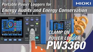 3P4W Power Logging  PW336020 Clamp On Power Logger  HIOKI [upl. by Scrivenor]