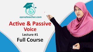 Lecture 1 Active amp Passive Voice  Basic Concepts  English Grammar [upl. by Rutger]