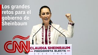 Claudia Sheinbaum asume la presidencia de México los grandes retos que enfrentará su gobierno [upl. by Neira]