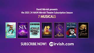 202324 Mirvish Theatre Main Subscription Season [upl. by Allerim479]