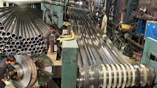 Amazing Manufacturing Of Stainless Steel Pipe in Factory  Production of Stainless Steel Pipes [upl. by Gennaro]