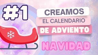 🔴 1  Calendario Adviento DIY Navidad Trineo Cartonaje  Taller Online 💕 [upl. by Iago]