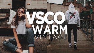 Cara Edit Warm Vintage di VSCO X Android dan iOS [upl. by Nnodnarb]