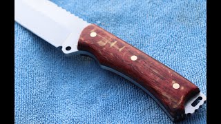 handmade knife making nieto chaman knife bushcraft knife [upl. by Bryn]