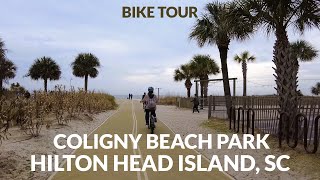 🌴🚲 4K Bike Ride at Coligny Beach Park – Hilton Head Island South Carolinas Coastal Paradise 🌊☀️ [upl. by Eiwoh734]