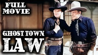 GHOST TOWN LAW  Tim McCoy Buck Jones  Full Western Movie  English  Wild West  Free Movie [upl. by Ploss]