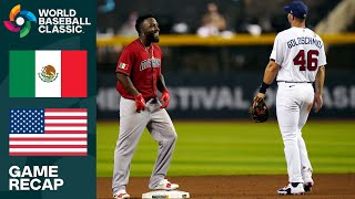 Mexico vs USA Game Highlights  2023 World Baseball Classic [upl. by Polivy]