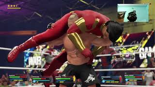 WWE 2K23  Team Omniman Vs Team stone cold [upl. by Ylahtan]