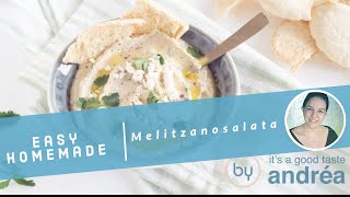 Melitzanosalata Greek roasted eggplant dip [upl. by Ainecey]