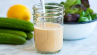 Best Tahini Dressing Recipe [upl. by Jonina75]