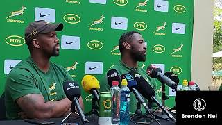 SPRINGBOKS Captain Siya Kolisis message to fans ahead of the Nelspruit test [upl. by Aneerbas381]