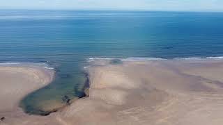 Holy Island Causeway so how far does the tide go out [upl. by Adnilra]