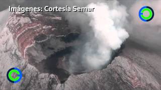 Imágenes del cráter del Popocatépetl nunca antes vistas [upl. by Joashus]