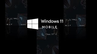 Windows 11 Mobile Concept [upl. by Alten283]