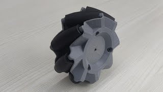 90 mm Mecanum wheel  3D Printed  DIY [upl. by Curt764]