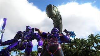 Titanosaurus solo taming with Mek EASIEST METHOD  ARK SURVIVAL EVOLVED [upl. by Noirret]