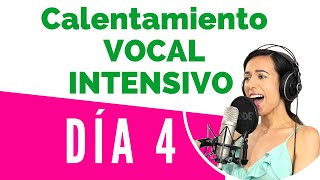 CALENTAMIENTO VOCAL INTENSIVO Dia 4🎵 Ejercicios de vocalización para HOMBRES Y MUJERES Natalia Bliss [upl. by Inah]