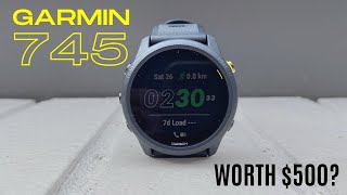 Garmin Forerunner 745 InDepth Review  Running Cycling Strength Training And More [upl. by Einneg]