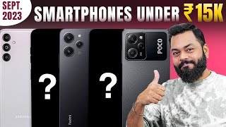 Top 5 Best 5G Smartphones Under ₹15000 Budget ⚡ September 2023 [upl. by Vale]