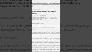 La AFIP oficializó la eliminación de controles y estampillas para el comercio exterior [upl. by Kester]