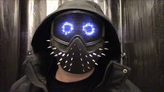 Wrench mask with voice mod and wired remote [upl. by Anaidiriv]