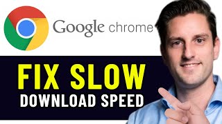 HOW TO FIX GOOGLE CHROME SLOW DOWNLOAD SPEED 2024 EASY FIX [upl. by Ynnob640]