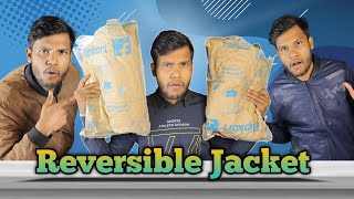 Reversible Jackets Unboxing And Review  Men Jackets Haul Review [upl. by Esdnyl]