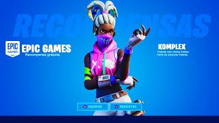 COMO PEGAR a SKIN KOMPLEX de GRAÇA no FORTNITE [upl. by Kcim710]