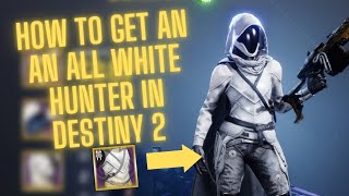 XUR IS SELLING THE GENSYM KNIGHT ARMOR WHICH IS PERFECT FOR AN ALL WHITE HUNTER LOOK  EASY BUILD [upl. by Bergman559]