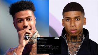 Blueface Responds To NLE Choppa’s Boxing Match Challenge After ‘Barbie’ Jab [upl. by Fronniah]