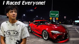 I Took My BIG TURBO Supra STREET RACING [upl. by Tempest]