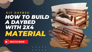 How to Create Your Very Own DIY Daybed [upl. by Nyrat944]