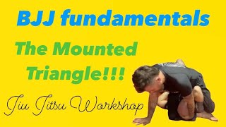 Jiu Jitsu Mounted Triangle  5 Important Details You Should Know As A Beginner In BJJ [upl. by Llertram]