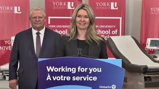 Premier Ford Holds a Press Conference in Vaughan April 3 [upl. by Hgeilhsa]