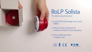 Unboxing the RoLP Solista fire alarm sounder beacon [upl. by Riegel175]