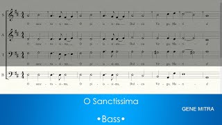 O Sanctissima • Bass [upl. by Ibob]