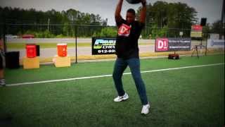 Herschel Walker Workout Medball Tire Flips Circuit [upl. by Pete]