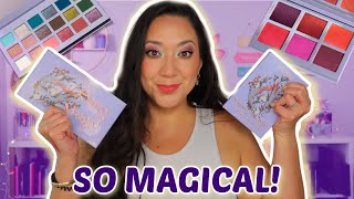 New Unearthly Cosmetics Spring Magic Palette  Review amp 2 Looks [upl. by Marrilee]