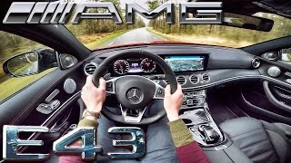 Mercedes AMG E43 401 HP 30 V6 BiTurbo POV Test Drive by AutoTopNL [upl. by Aneehsar]