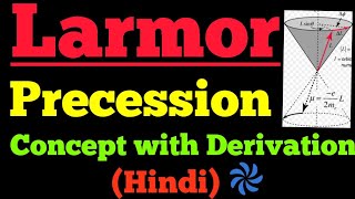 larmor precession hindi [upl. by Sane]