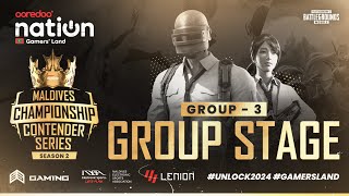 Ooredoo Nation PUBGM Contender Series 2  Group 3 [upl. by Rosinski]