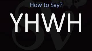 How to Pronounce YHWH CORRECTLY  Jehovah Yahweh Pronunciation [upl. by Horne]