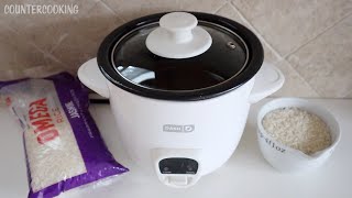 How To Make Rice In A Dash Mini Rice Cooker  Dollar Tree Omega Jasmine Rice [upl. by Novelia]