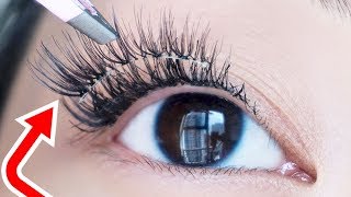 Dont Wear False Lashes Again Until You Try This TRICK [upl. by Bovill]