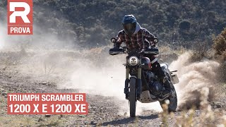 Prova Triumph Scrambler 1200 XE e Scrambler 1200 X 2024 I Sono le migliori moto classichescrambler [upl. by Lynus]